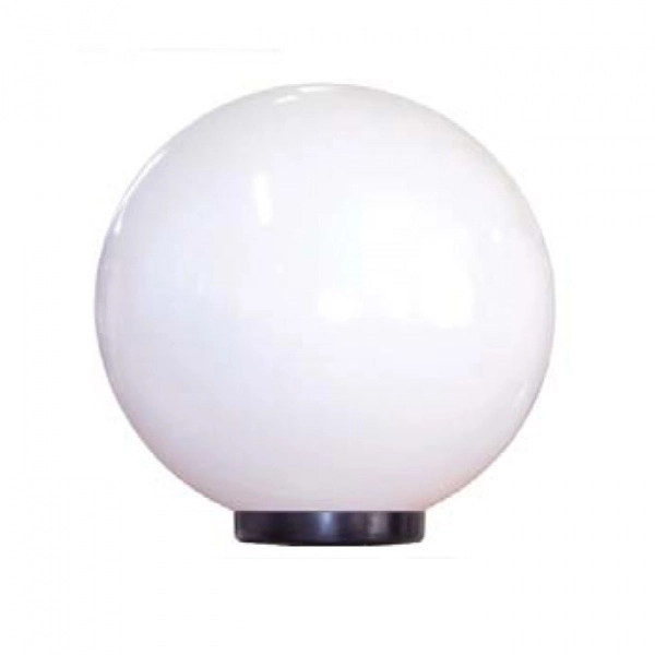 Светильник садово-парковый Элетех "Шар" 250 Б НТУ 06-60-01 опал пмма /корпус плоский черный ГУ (255) Э