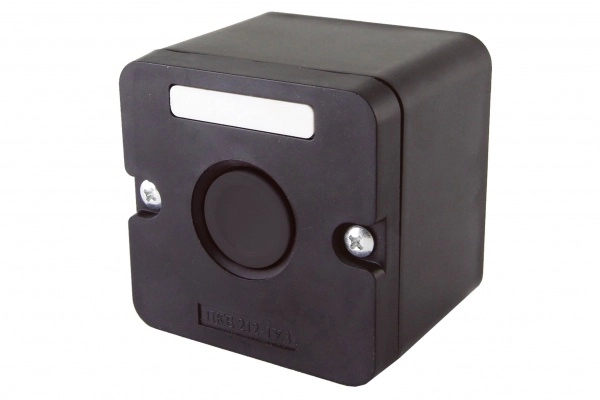 Пост управления кнопочный ПКЕ 212-1 черный IP40 TDM