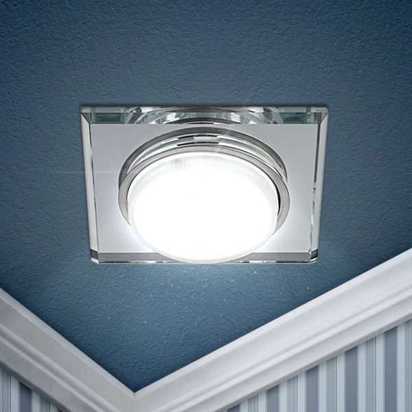 Светильник точечный ЭРА све-к DK79 SL Gx53, 220V,13W, зеркальный (30/1320)