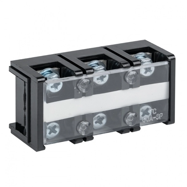 Блок зажимов ТС-603 до 16 мм2 60A 3 клеммные пары EKF PROxima (кратно 1)