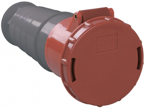 Розетка IEK 235 3Р+РЕ+N 63А 380В IP54 переносная