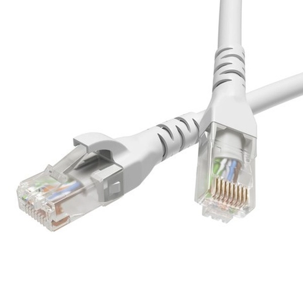 Коммутационный шнур категории 5e, U/UTP, 4х2х(7х0,21), LSZH, 1м, серый