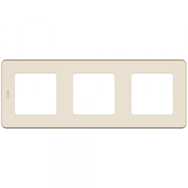 Рамка Legrand INSPIRIA 3-постовая цвет бежевый
