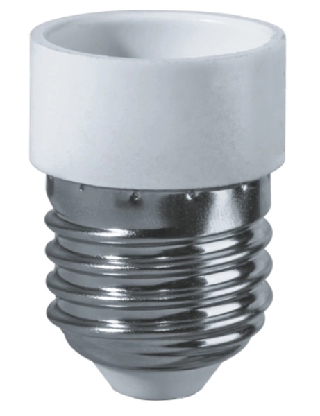 Патрон-переходник Е27-Е14 пластик ПБТ белый NLA-Е27-Е14 71 989 Navigator