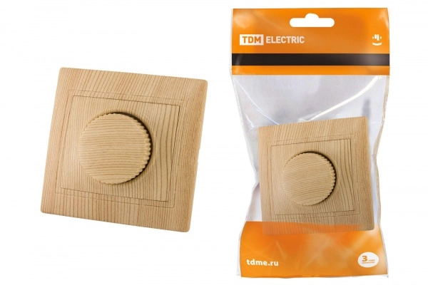 Диммер поворотный RL 600Вт TDM Таймыр СОСНА Эко SQ1814-0224