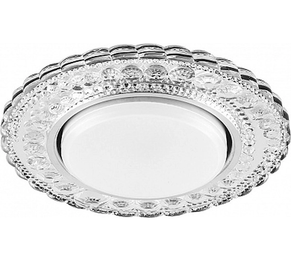 Светильник точечный Feron CD4024 потолочный GX53 без лампы прозрачный