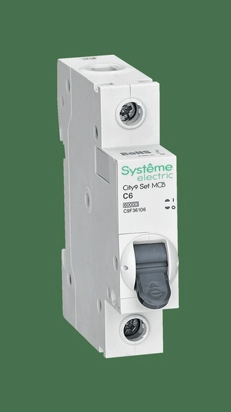 Выключатель автоматический 1П 6А характеристика С 6кА 230В City9 Set