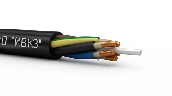 Кабель медный силовой огнестойкий ВВГнг(А)-FR LS 5х1,5-0,66 (ож) (заливка) ИвКЗ (Ивановский)