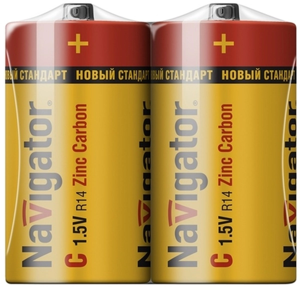 Батарейка D Navigator NBT-NS-R20-SH2 94 761 (кратно 2)