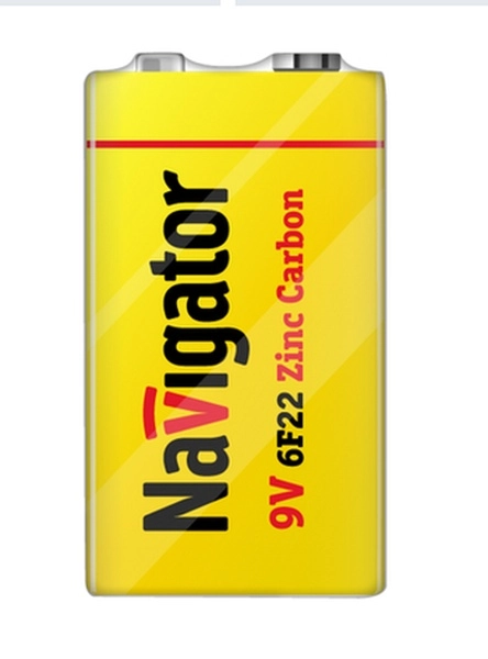 Батарейка "Крона" Navigator NBT-NS-6F22-SH1 94 762