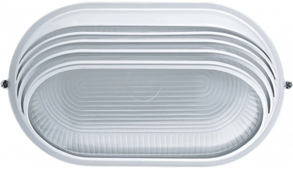 Светильник Navigator NBL-O3-100-E27 белый овальный реснички 94 818