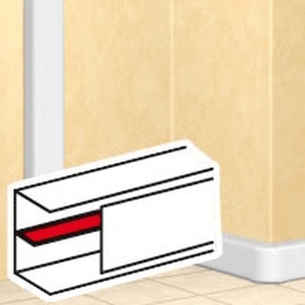 Перегородка  цвет белый 50мм  (длина-24м)  Legrand  DLP   10582 (кратно 2)