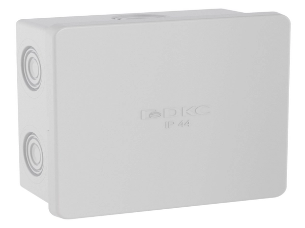 Коробка ответвительная DKC 53700 Коробка ответвительная с кабельными вводами, IP44, 80х80х40мм 53700