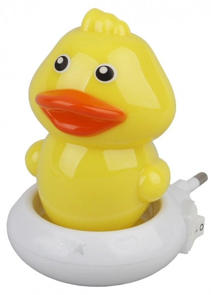 Ночник ЭРА NN-609-SW-Y желтый "Уточка"
