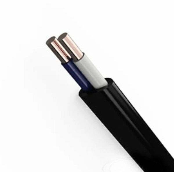 Кабель медный силовой в ПВХ изоляции ВВГнг(А)-LS 2х2,5-0,66 плоский (бухта 100)