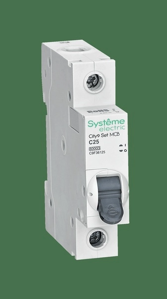 Выключатель автоматический 1П 25А характеристика С 6кА 230В City9 Set