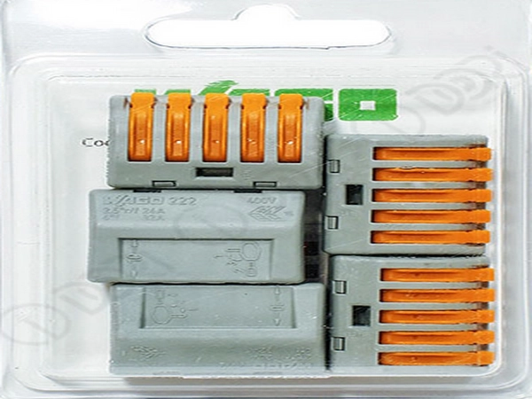 Клемма 5-проводная 5*0,08-4/2,5 кв.мм. (упак. 5шт) 2552 Wago 222-415