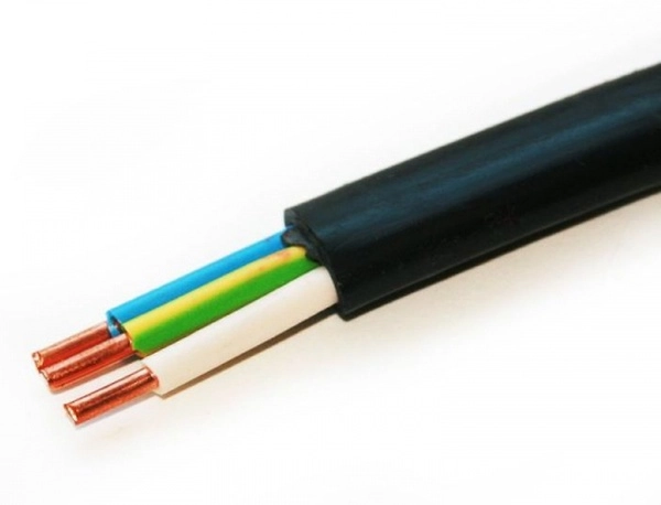 Кабель медный силовой в ПВХ изоляции ВВГнг(А)-LS 3х6-0,66 плоский ТЕХНОКАБЕЛЬ (бухта 100)