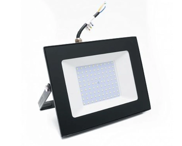 Прожектор светодиодный Feron 100Вт 6400К 9500Лм IP65 232х300х42 LL-922 цвет корпуса ЧЕРНЫЙ