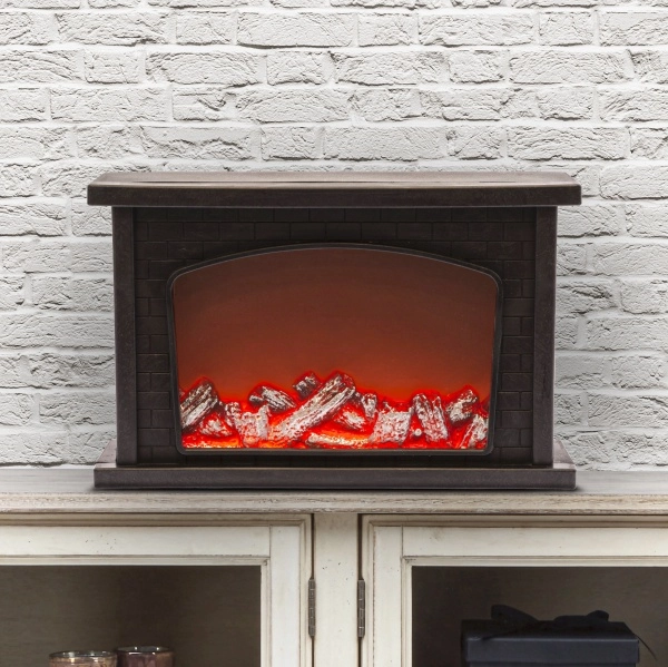 ЭРА Камин декоративный 33*21см 3*AA , USB, IP20 ЕGNIK - 06