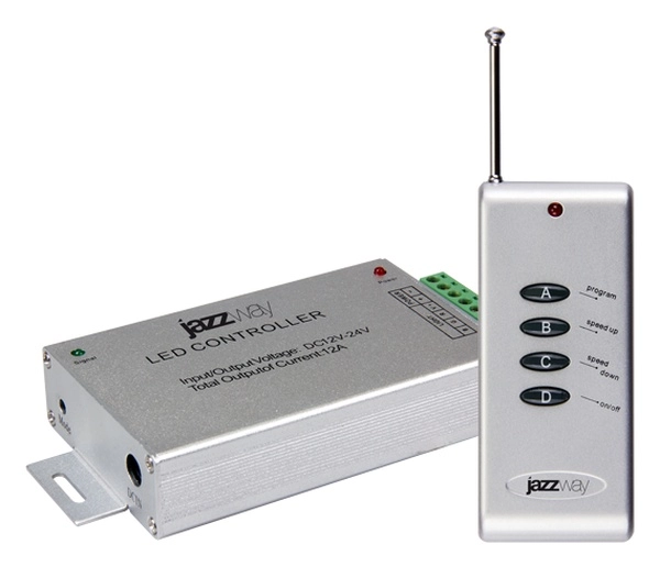 Контроллер Jazzway RGB  ZC-2000RC 12V 3x4A =144Вт (RF) .3327392