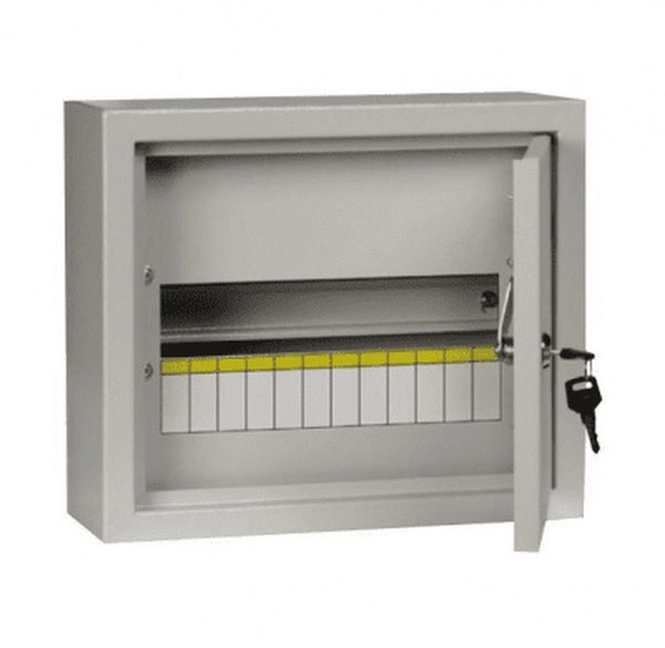 Щит ЩРН 12 180х310х120 IP55 с замком + с окном КРЗМИ