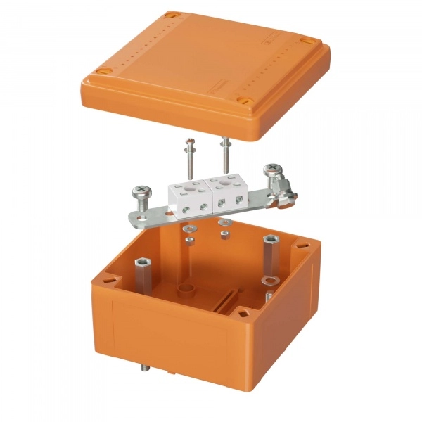 Коробка огнестойкая монтажная 100х100х50 IP56 4P (4 мм2) IP56 пластик FS DKC