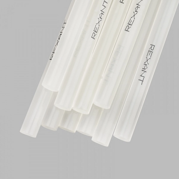 Клеевые стержни d 11 мм, 270 мм, прозрачные, 10 шт., хедер REXANT