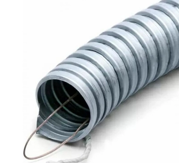 Металлорукав Р3-Ц-Х 25мм УралПласт /с протяжкой/ (бухта 50) (кратно 50)