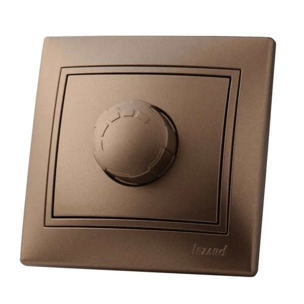 Lezard Mira Светло-Коричневый Перламутр Диммер 1000W скрытая установка 701-3131-157