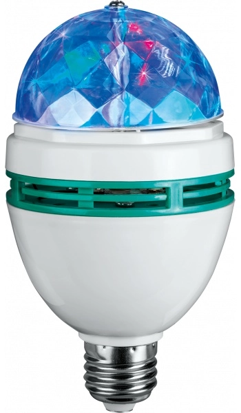 Светодиодная лампа ОНЛАЙТ 3Вт 230В RGB E27 для DISCO декоративная
