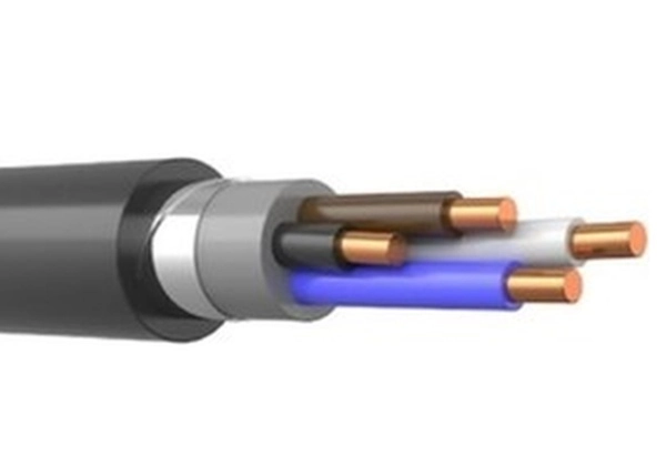 Кабель медный силовой бронированный ВБШвнг(А)-LS 4х6-0,66 (ож) Эм-кабель ЭМ-КАБЕЛЬ