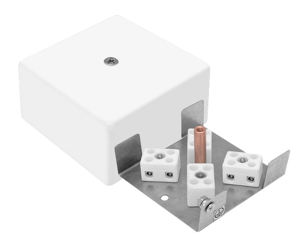 Коробка огнестойкая монтажная 72х72х36 8Р (3мм2) IP41  КМ-О (8к) - IP41 Гефест