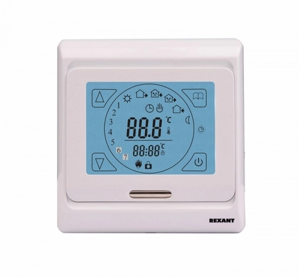 Терморегулятор сенсорный с автоматическим программированием (R91XT)  REXANT 51-0533