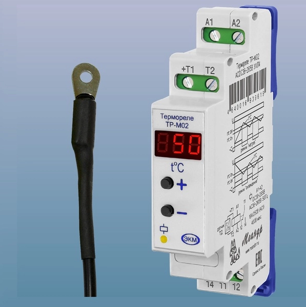 Реле контроля температуры  Меандр ТР-М02 ACDC36-265В УХЛ4 с ТД-2