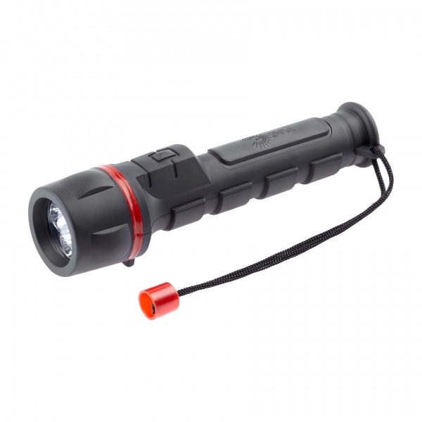 Фонарь светодиодный ЭРА R2AA 3xLED батарейки 2xAA резина блистер