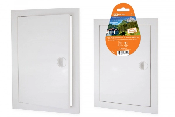 Люк ревизионный с ручкой 150х200, белый TDM (кратно 4)