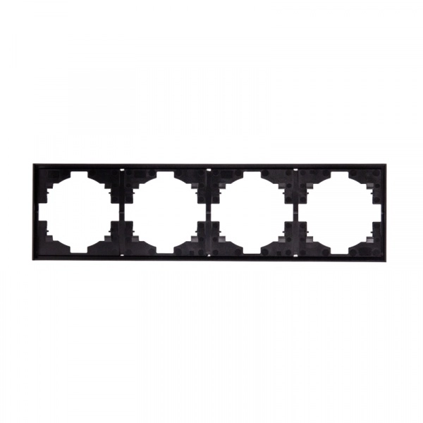 Рамка четырехместная STRONG АНТРАЦИТ KRANZ