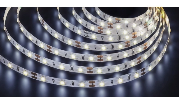 Светодиодная лента Navigator IP20 12V 4.8Вт/м 6000К 71 701 NLS-3528CW60 серия PRO СД (1 упаковка- 5 метров) (кратно 5)