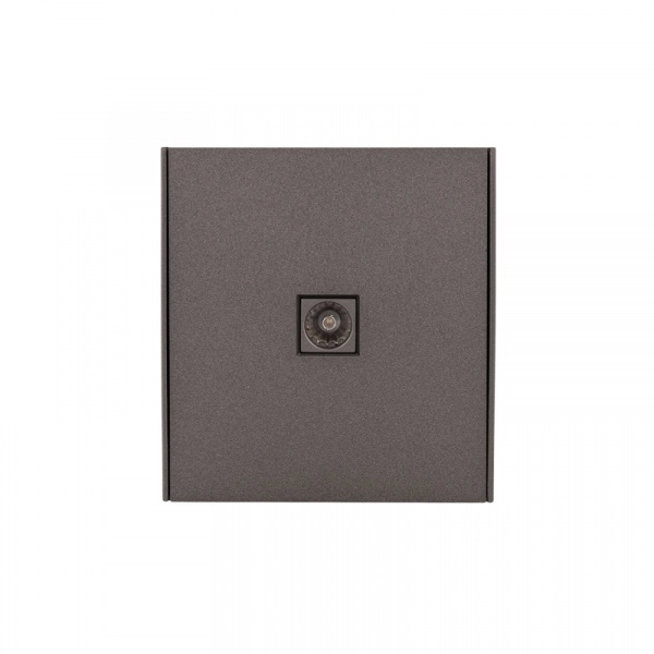 Розетка TV STRONG скрытой установки ГРАФИТ KRANZ (кратно 1)