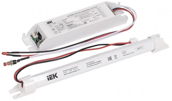 Блок аварийного питания БАП IEK LED 200-3,0 IP20 3часа  192х40х29 мм