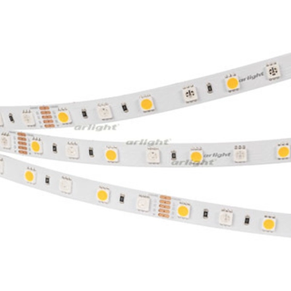 Светодиодная лента Arlight RT-B60-10mm 24V RGBW-Day (14.4 W/m, IP20, 5060, 5m) Открытый) (кратно 5)