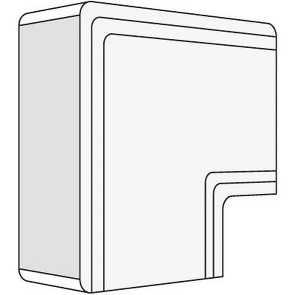 DKC  NPAN  Белый  Угол плоский 80x60 01744