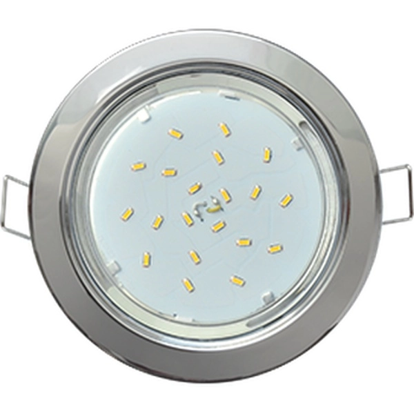 Светильник точечный Ecola GX53 H4 220V GX53 встраиваемый потолочный  38*106 хром    FC53H4ECB