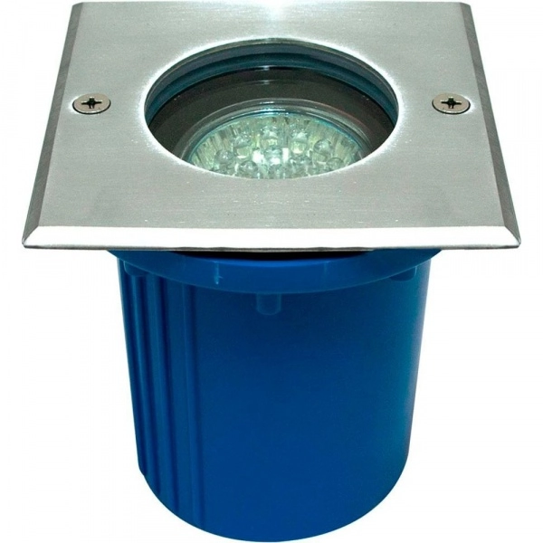 Светильник садово -парковый Feron 3733 18Led 230V JCDR белый тротуарный ( в комплекте с лампой) (кратно 1)