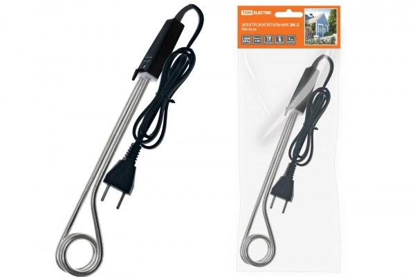 Электрокипятильник TDM  ЭК-2; 230 В, 2 кВт, ТЭН 24 см,