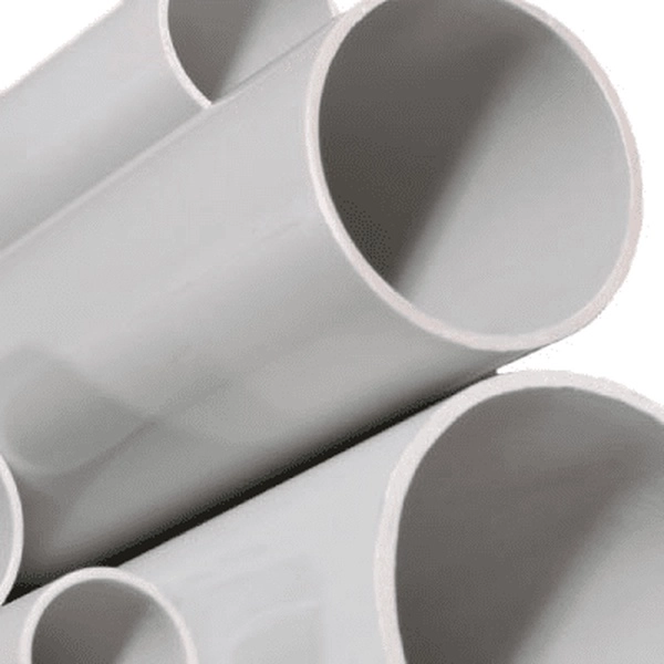 Труба ПВХ жёсткая гладкая, лёгкая DKC 63950 3м, цвет серый, д.50мм (кратно 3)