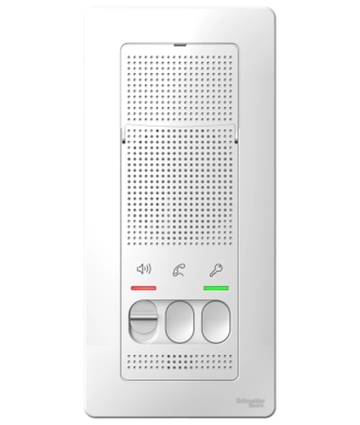 Домофон (устройство переговорное) BLNDA000011 настен.монтаж, 4,5В, цвет белый, Systeme Electric