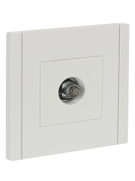 Розетка TV оконечная FORTE&PIANO БЕЛЫЙ FP228 IEK