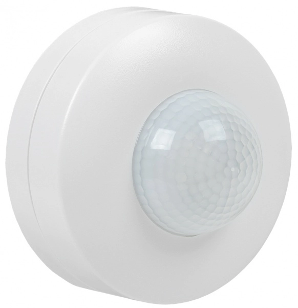 Датчик движения IEK ДД 027 белый 1200Вт 360гр 12м IP20